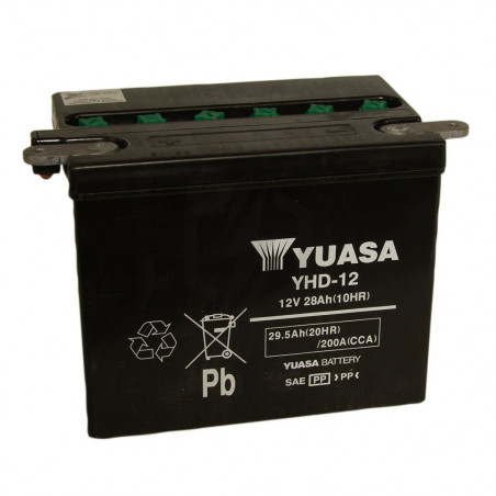 Batterie moto YUASA YHD-12 12V 29.5AH 200A