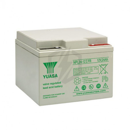 Batterie plomb étanche NPL24-12FR Yuasa 12v 24ah