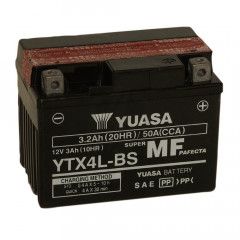 Batterie moto YUASA YTX4L-BS 12V 3.2AH 50A