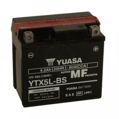 Batterie moto YUASA YTX5L-BS 12V 4.2AH 80A