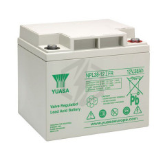 Batterie plomb étanche NPL38-12FR Yuasa 12v 38ah