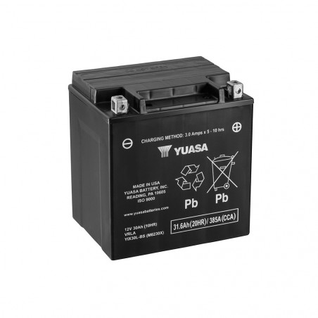 Batterie moto YUASA YIX30L-BS 12V 31.6AH 400A