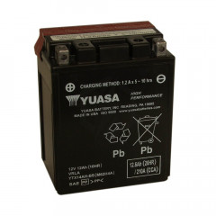 Batterie moto YUASA YTX14AH-BS 12V 12.6AH 210A