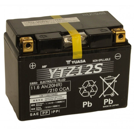 Batterie moto YUASA YTZ12S 12V 11.6AH 210A