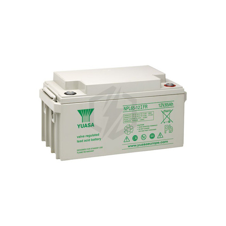 Batterie plomb étanche NPL65-12FR Yuasa 12v 65ah Batterie plomb étanche NPL65-12FR Yuasa 12v 65ah