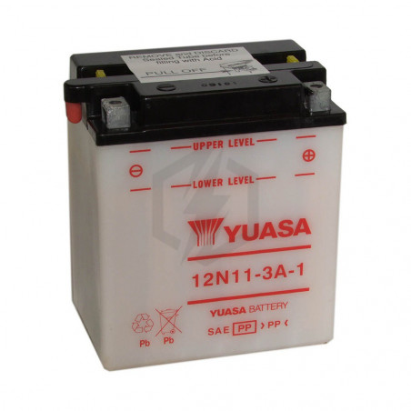 Batterie moto YUASA 12N11-3A-1 12V 11.6AH 109A