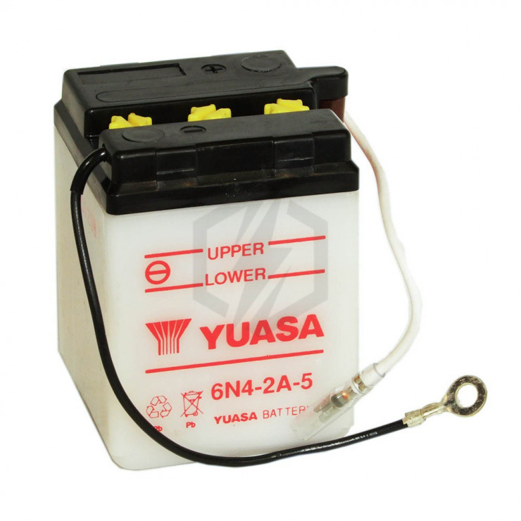 Yuasa Motorradbatterie 6N4-2A-4 - Trocken & Top Für Honda CB 50