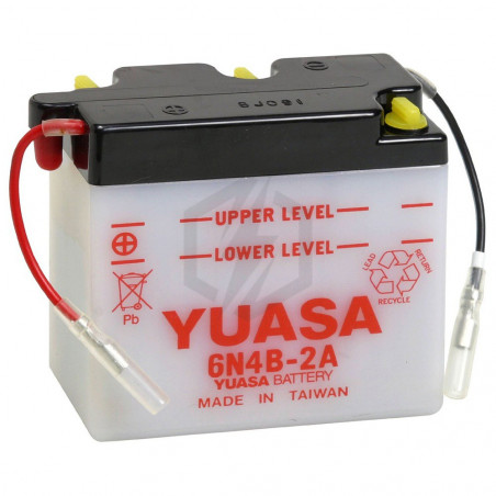 Batterie moto YUASA 6N4B-2A 6V 4.2AH