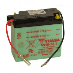 Batterie moto YUASA 6N4B-2A-3 6V 4.2AH