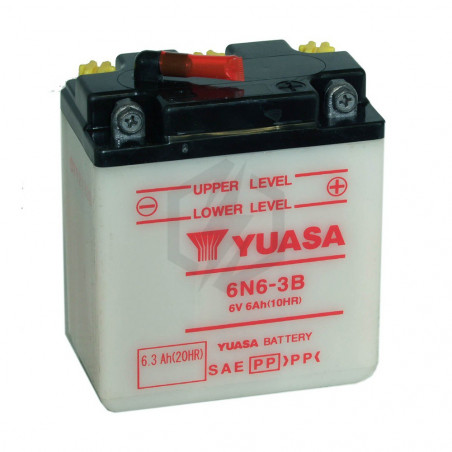 Batterie moto YUASA 6N6-3B 6V 6.3AH