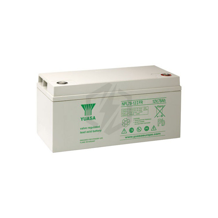 Batterie plomb étanche NPL78-12 Yuasa 12v 78ah Batterie plomb étanche NPL78-12 Yuasa 12v 78ah