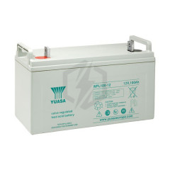 Batterie plomb étanche NPL100-12 Yuasa 12v 100ah