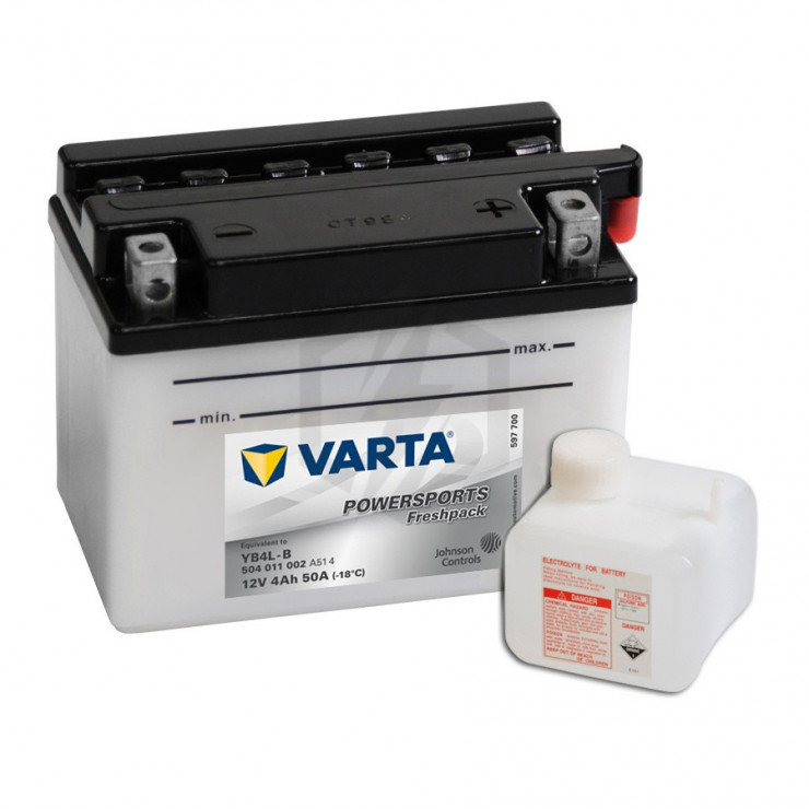 Batterie Moto VARTA YB4L-B  12V 4ah 50A