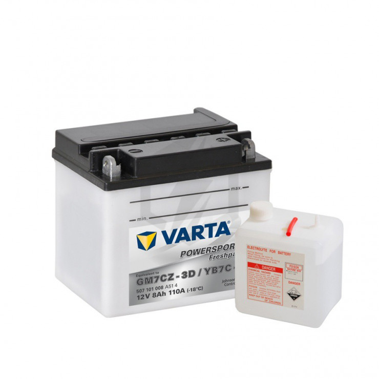 Batterie Moto VARTA YB7-C-A 12V 7ah 110A