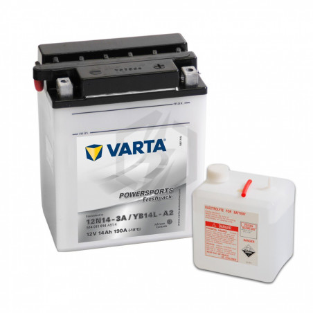 Batterie Moto VARTA YB14L-A2, 12N14-3A 12V 14AH 190A