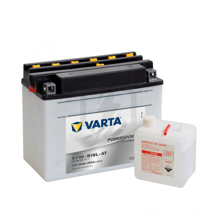 Batterie Moto VARTA SY50-N18L-AT 12V 20AH 260A