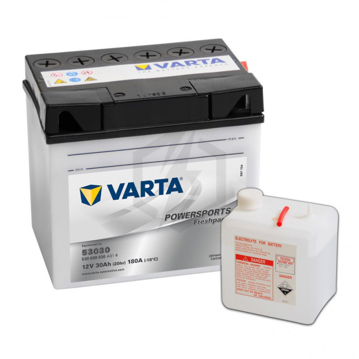 Batterie Moto VARTA Y60-N24L-A 53030 12V 30AH 180A