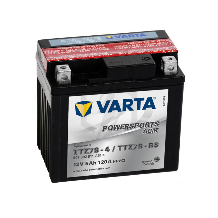 Batterie Landport AGM - 12V 6Ah - Sans entretien (YTZ7S- BS)