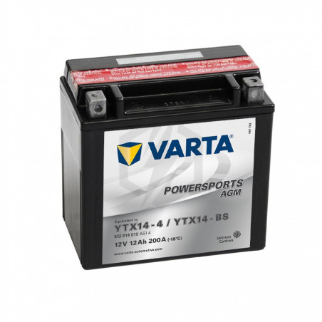 Batterie Moto VARTA YTX14-BS 12V 12AH 200A
