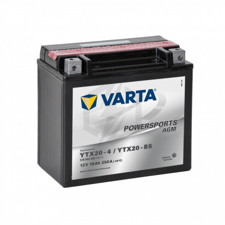 Batterie Moto VARTA YTX20-BS 12V 18AH 250A