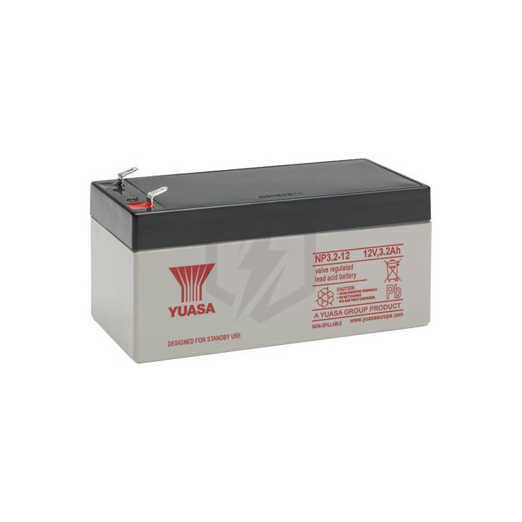 Batterie plomb étanche NP3.2-12 Yuasa 12V 3.2ah