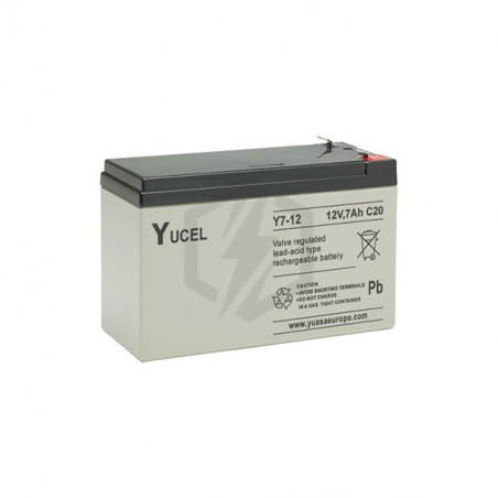 Batterie plomb étanche Y7-12 Yuasa Yucel 12v 7ah
