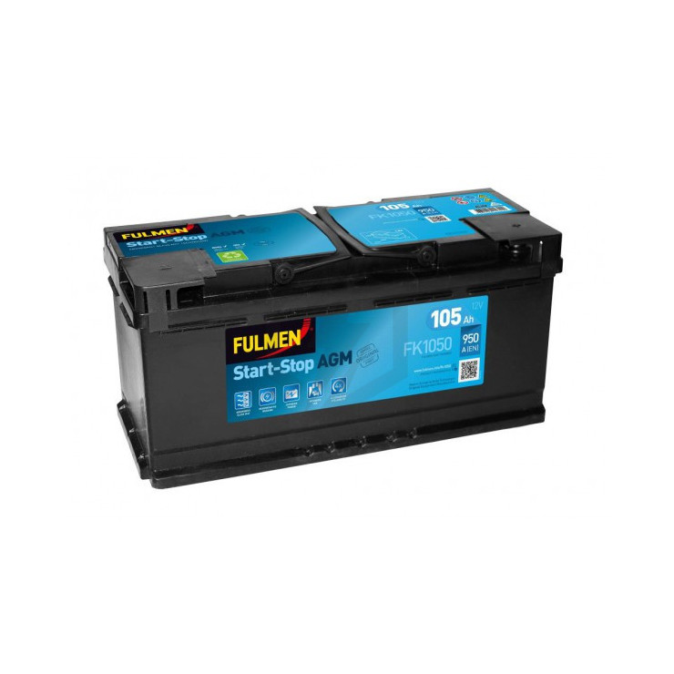 Batterie Fulmen AGM Start And Stop FK1050 12V 105ah 950A L6D