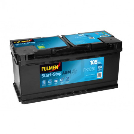 Batterie Fulmen AGM Start And Stop FK1050 12V 105ah 950A L6D