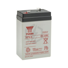 Batterie plomb étanche NP4-6 Yuasa 6V 4ah