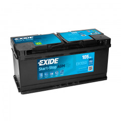 Batterie Exide AGM Start And Stop EK1050 12V 105ah 950A L6D