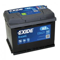 Batterie Exide EB621 12v 62AH 540A L2G