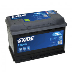 Batterie Exide EB741 12v 74AH 680A L3G