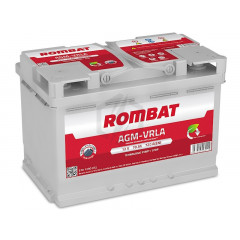 Batterie Rombat AGM Start And Stop 12V 70ah 720A L3D