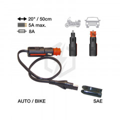 Connecteur fixe SAE Tecmate O11 cosses M8 - Pièces Electrique sur