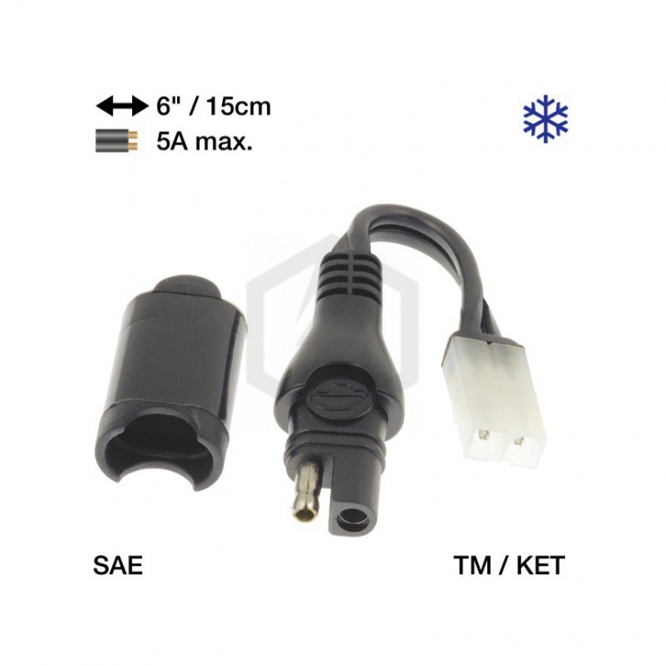 Câble Connecteur TecMate O-12 - SAE-82 - Accessoires chargeurs