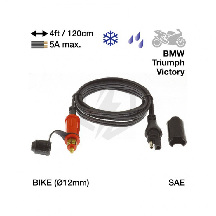 ACCESSOIRE FICHE MOTO DIN TECMATE OPTIMATE O9 SAE79