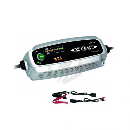 Chargeur de batterie CTEK MXS 3.8 pour voiture moto bateau quad