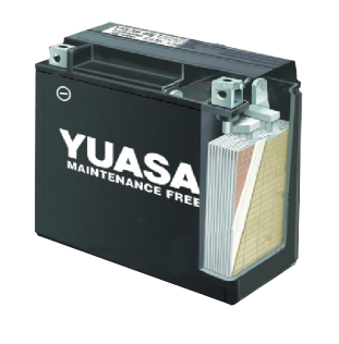 YTX9-BS BATTERIE MOTO YUASA 12V 8AH (135A) +G